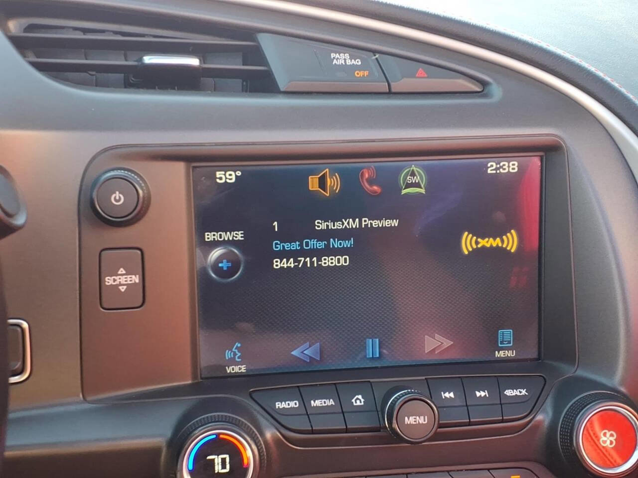 Used 2014 Chevrolet Corvette Stingray Convertible w/ 2LT Preferred Equipment Group image 11