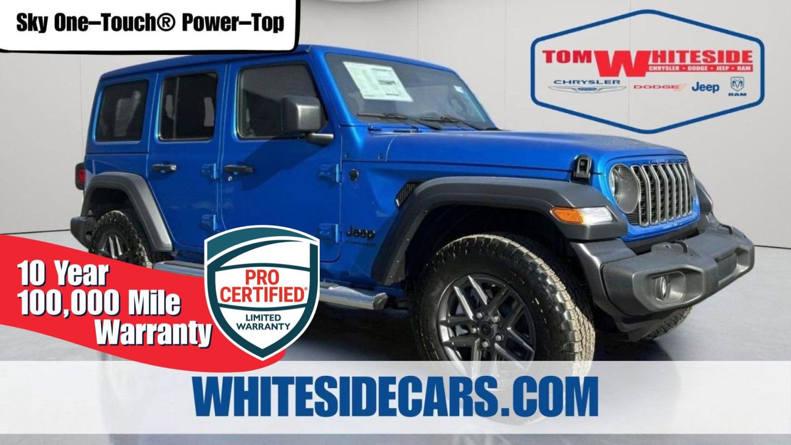 New 2025 Jeep Wrangler Sport S