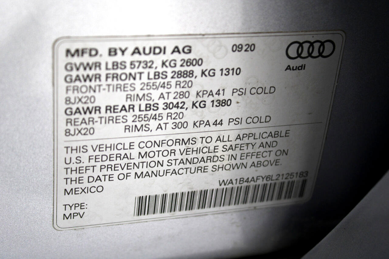 Used 2020 Audi SQ5 Premium Plus w/ Premium Plus Package image 91