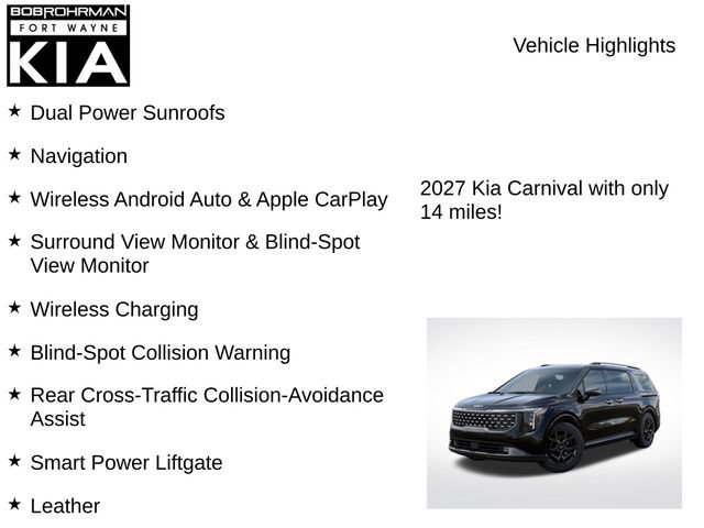 New 2027 Kia Carnival SX FWD image 7