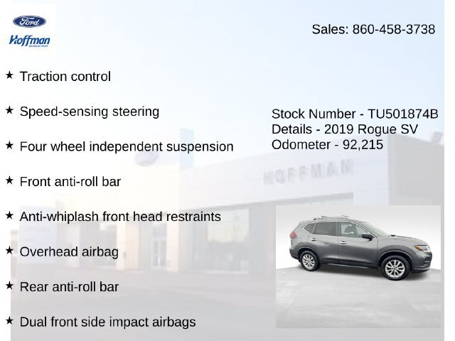 Used 2019 Nissan Rogue SV AWD/4WD image 15