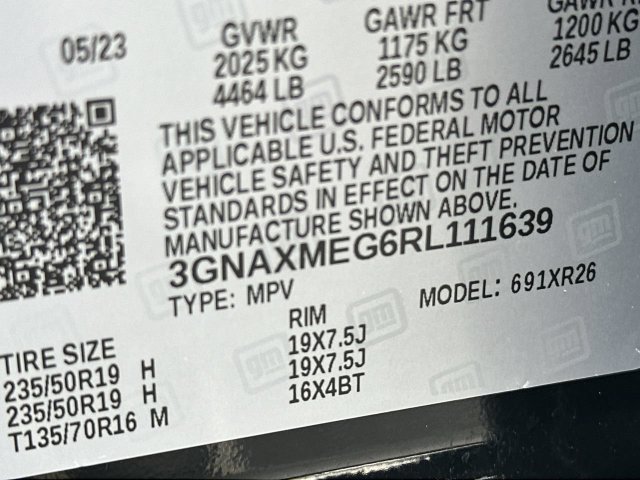 Certified 2024 Chevrolet Equinox RS w/ RS Leather Package FWD image 34