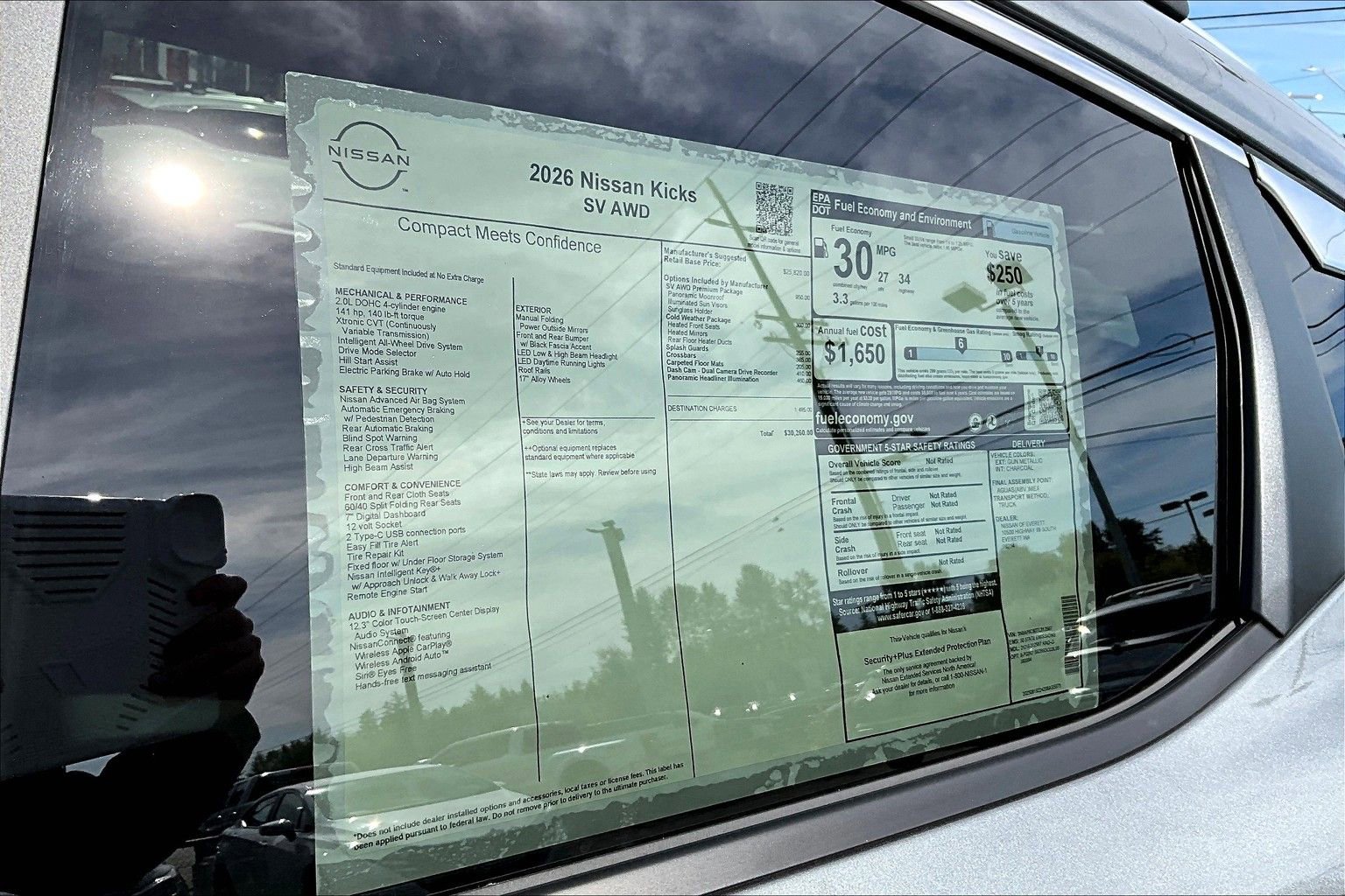 New 2026 Nissan Kicks SV w/ SV Premium Package image 14