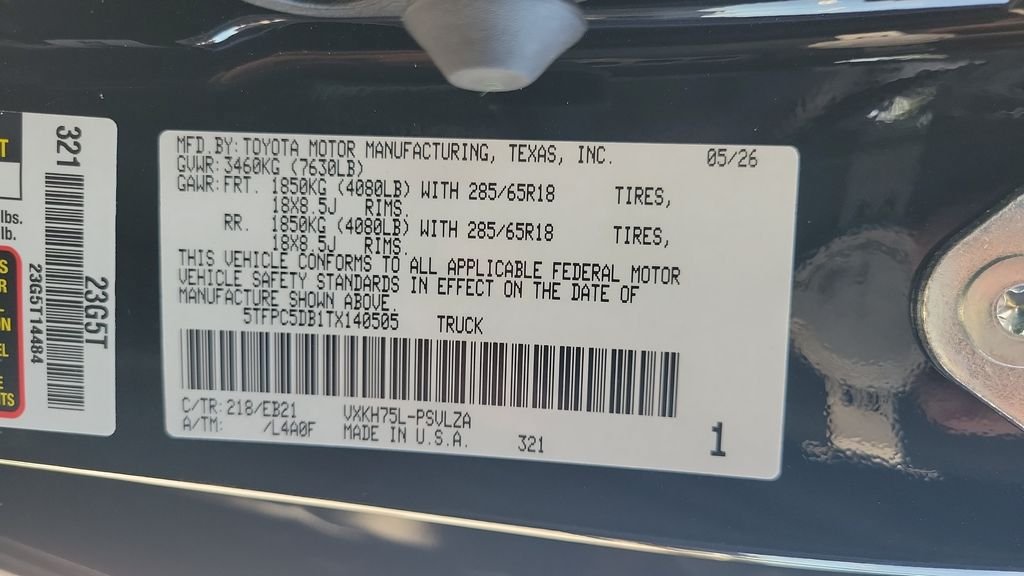 New 2026 Toyota Tundra TRD Pro AWD/4WD image 25