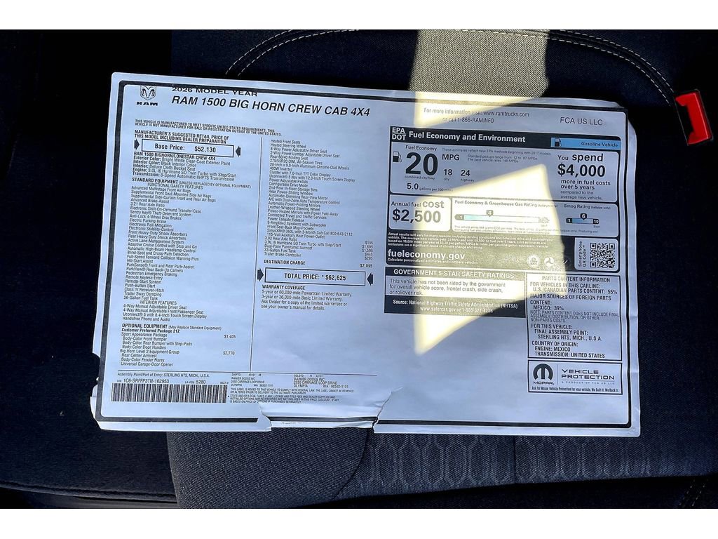 New 2026 RAM 1500 Big Horn image 14