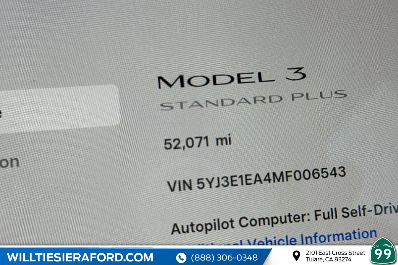 Used 2021 Tesla Model 3 Standard Range Plus image 11