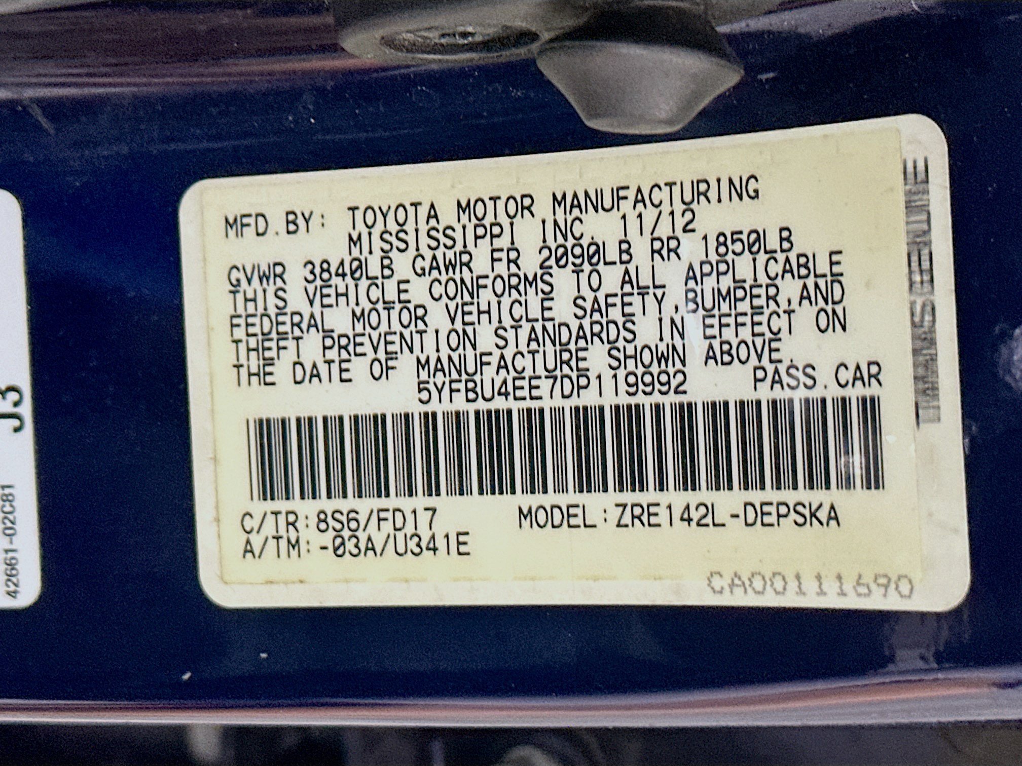 Used 2013 Toyota Corolla S FWD image 12