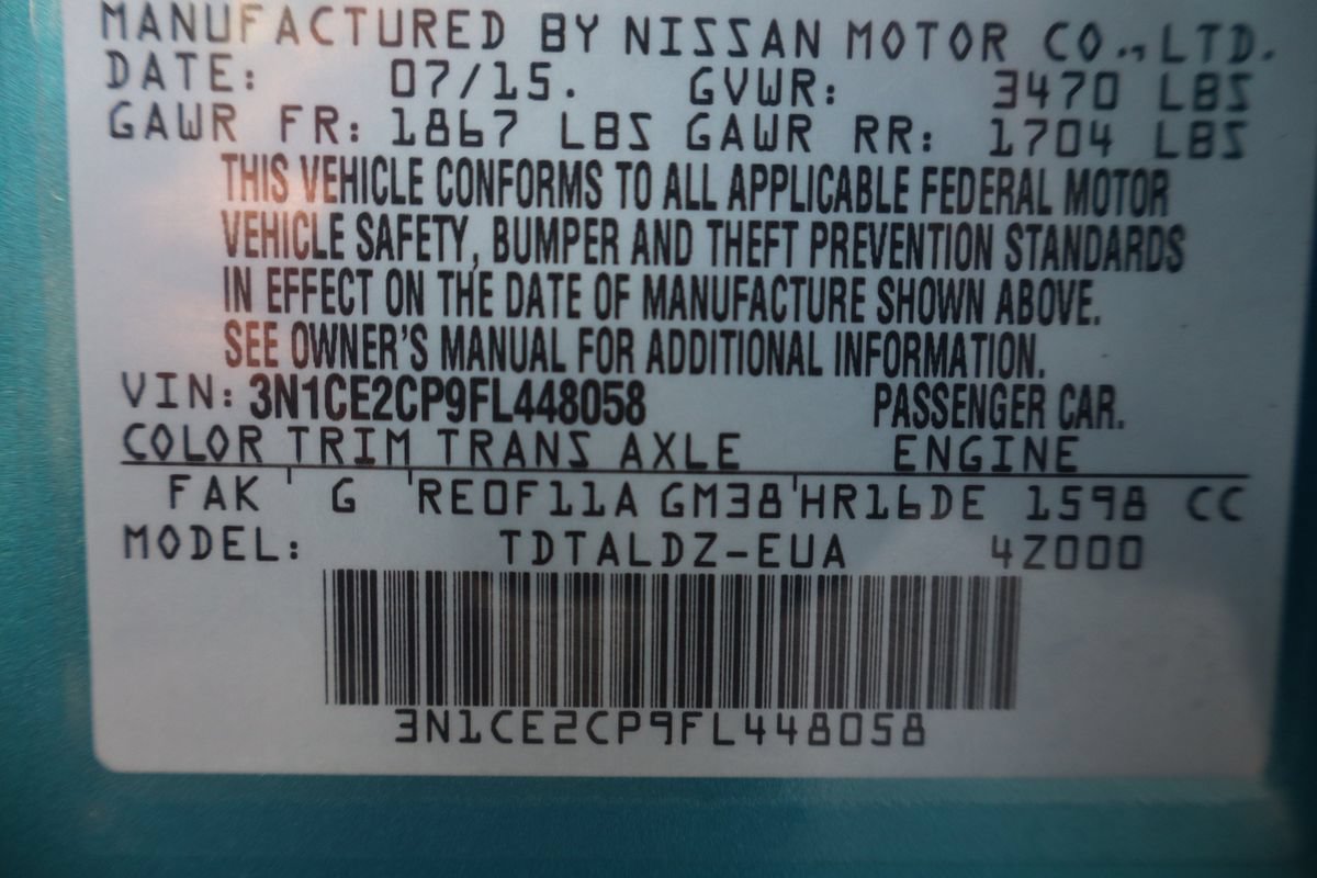 Used 2015 Nissan Versa Note SV FWD image 45