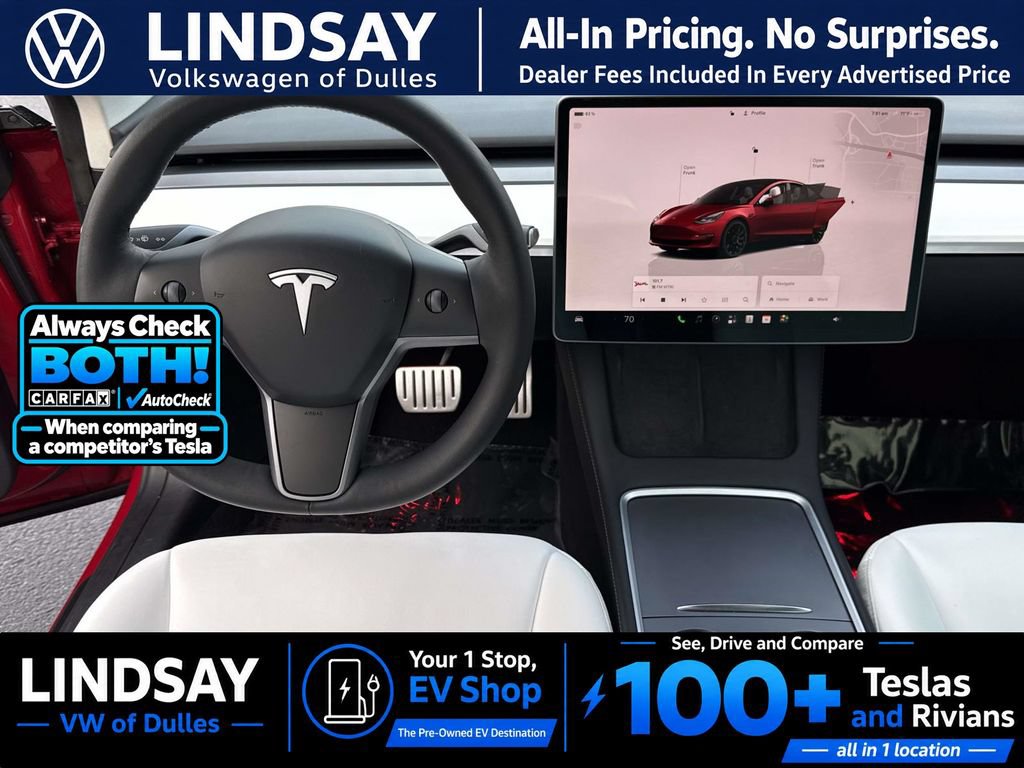 Used 2022 Tesla Model 3 Performance AWD/4WD image 10