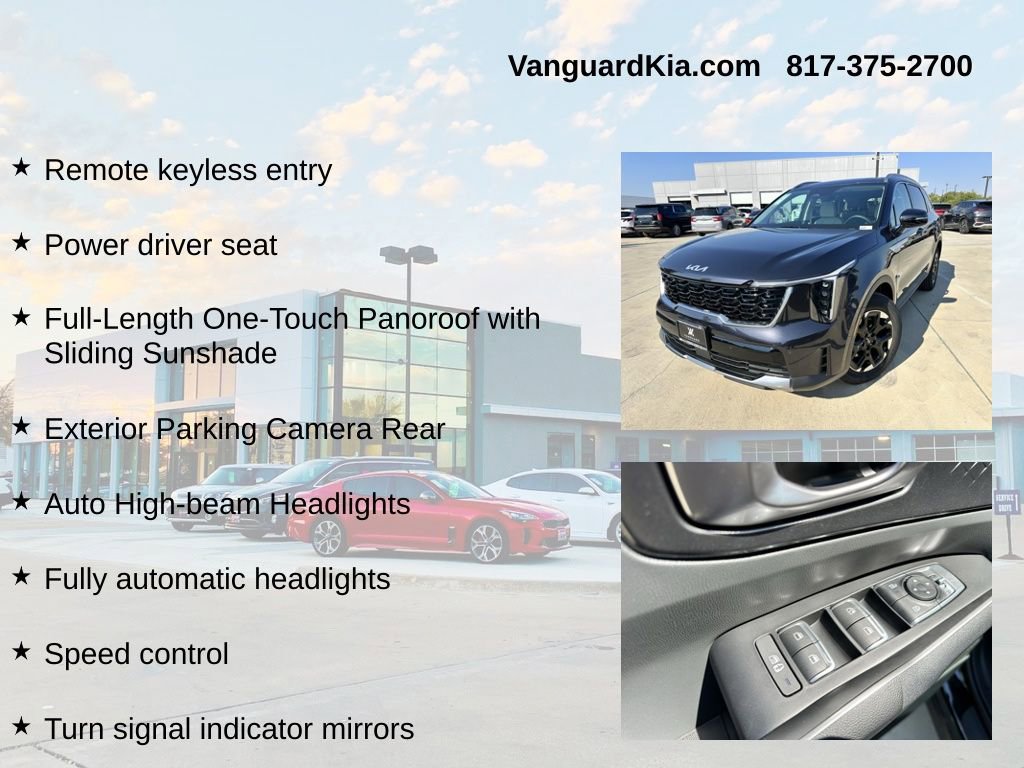 Certified 2026 Kia Sorento S w/ S Panoramic Sunroof Package FWD image 12