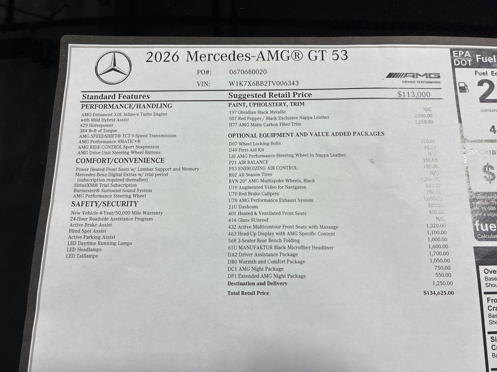 New 2026 Mercedes-Benz AMG GT 53 image 25