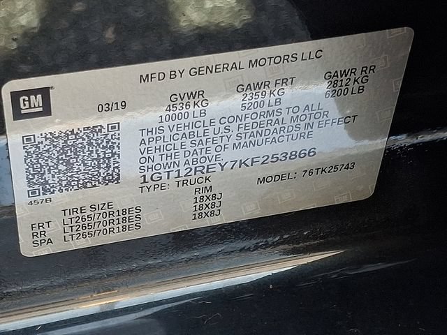 Certified 2019 GMC Sierra 2500 SLT w/ Duramax Plus Package AWD/4WD image 25