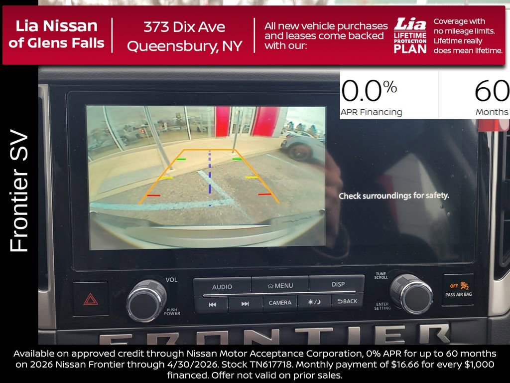 New 2026 Nissan Frontier SV w/ SV Convenience Package image 23