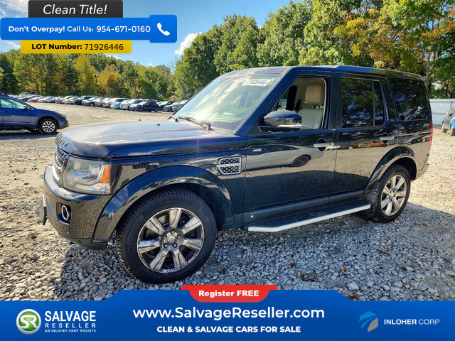 Used 2016 Land Rover LR4 HSE AWD/4WD image 1