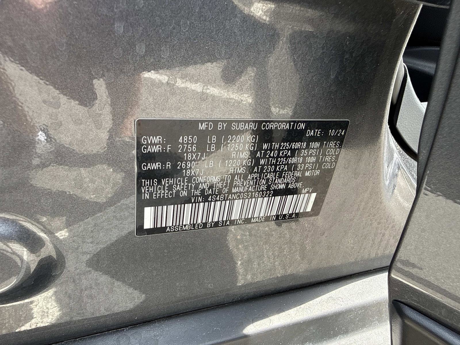 Used 2025 Subaru Outback Limited w/ Popular Package #2 AWD/4WD image 32