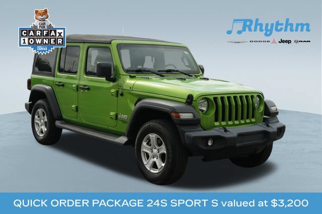 Used 2019 Jeep Wrangler Unlimited Sport S AWD/4WD image 1