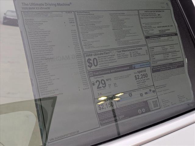 Used 2026 BMW X3 xDrive30 w/ Convenience Package image 18