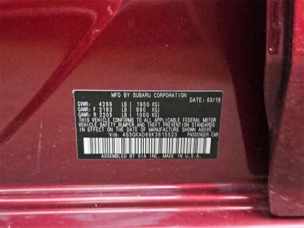 Used 2019 Subaru Impreza 2.0i Premium w/ Eyesight & BSD/Rcta & SRF image 32