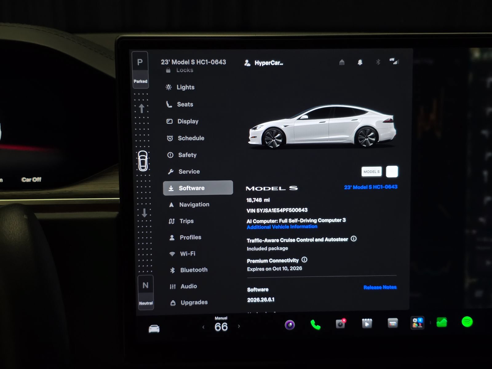 Used 2023 Tesla Model S Standard Range AWD/4WD image 3