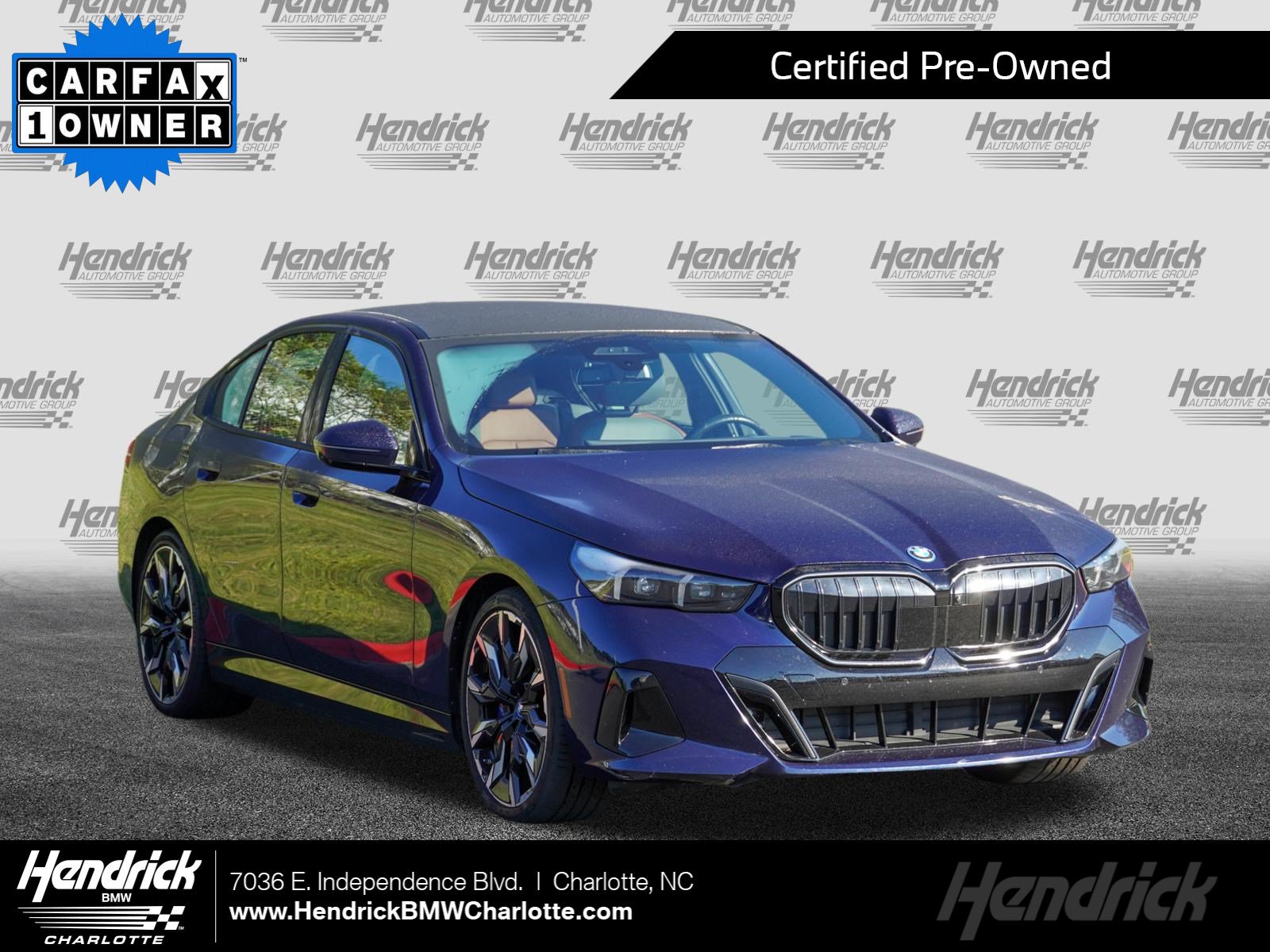 Certified 2025 BMW 550e xDrive w/ Executive Package AWD/4WD image 1