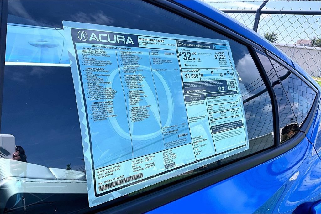 New 2026 Acura Integra A-Spec FWD image 29