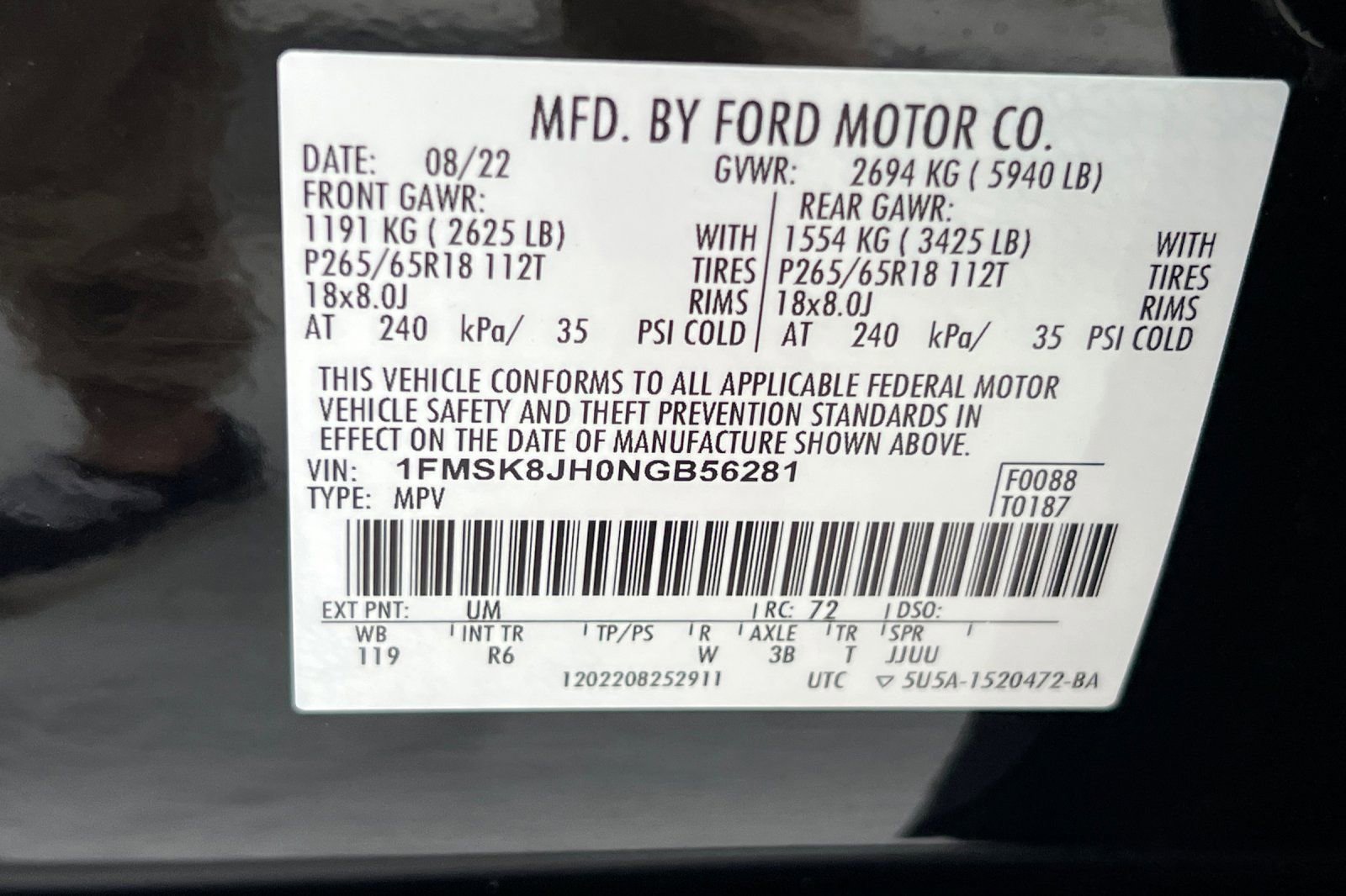 Used 2022 Ford Explorer Timberline image 30