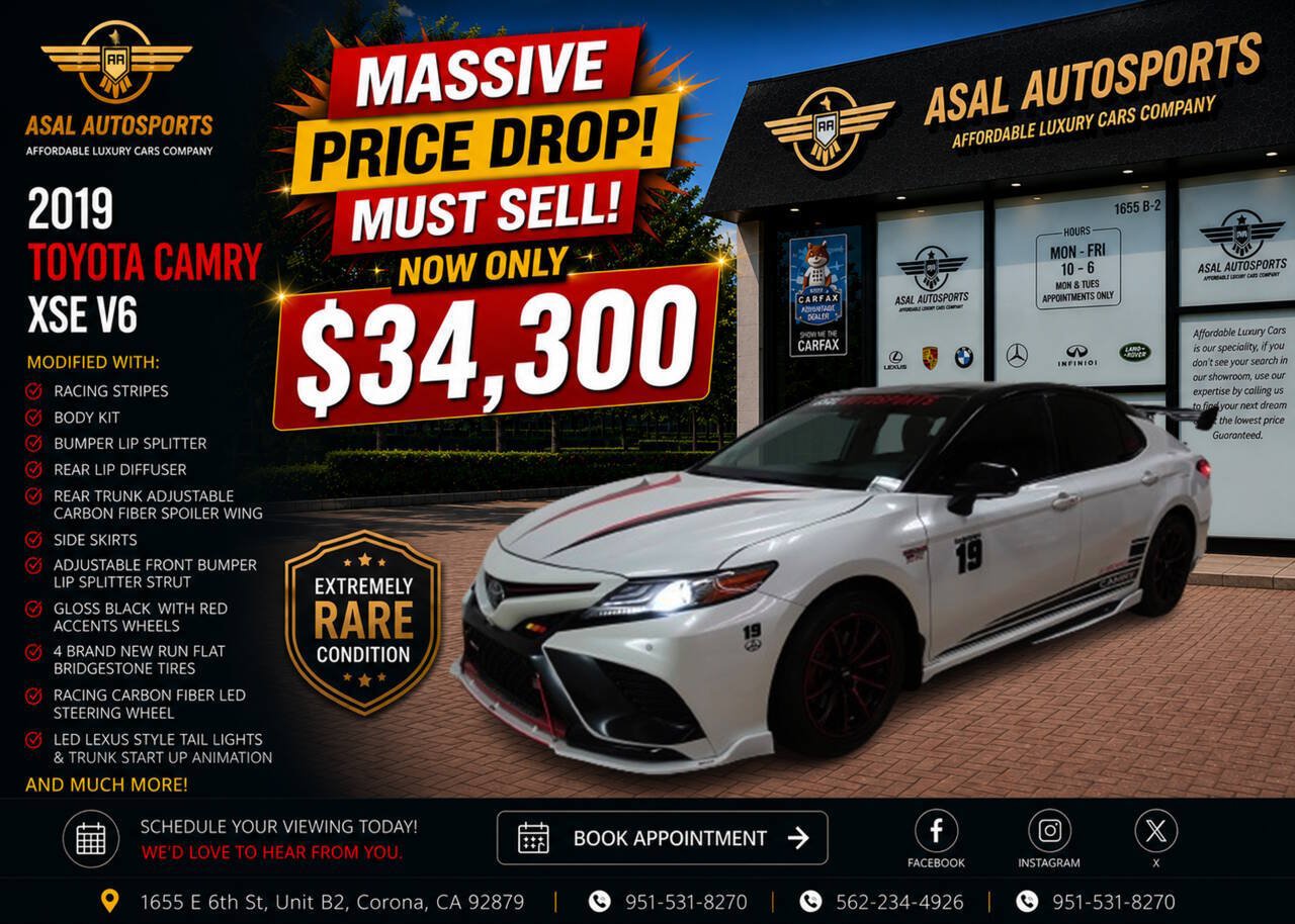 Used 2019 Toyota Camry XSE w/ Driver Assist Package