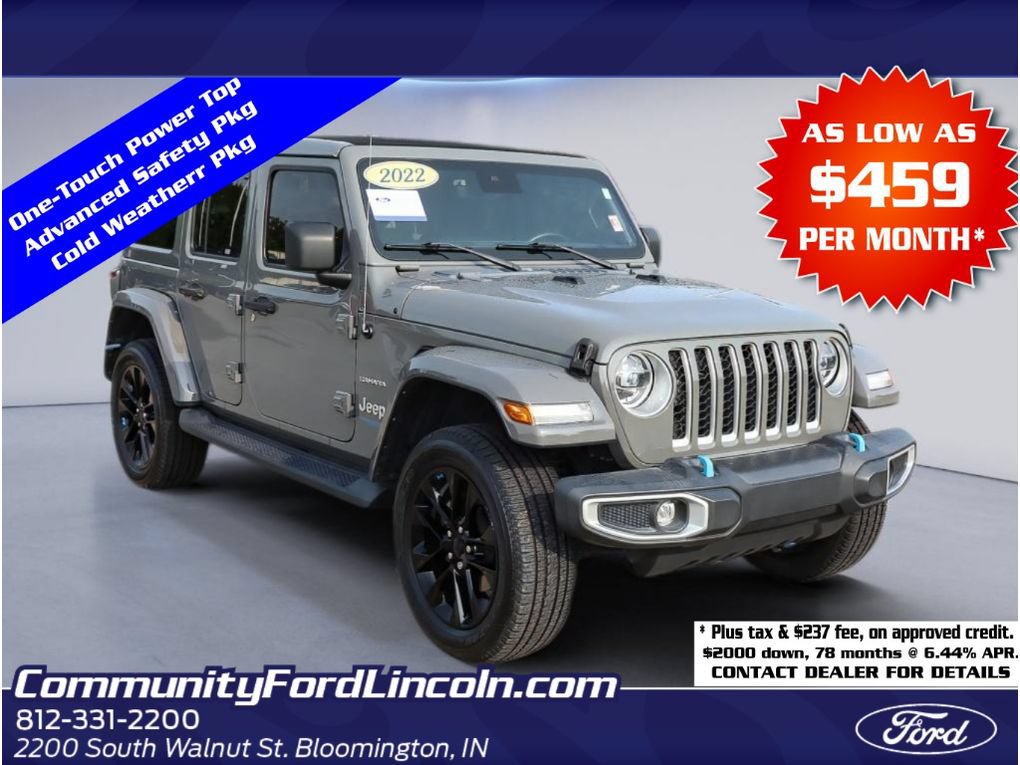 Used 2022 Jeep Wrangler Unlimited Sahara w/ Cold Weather Group