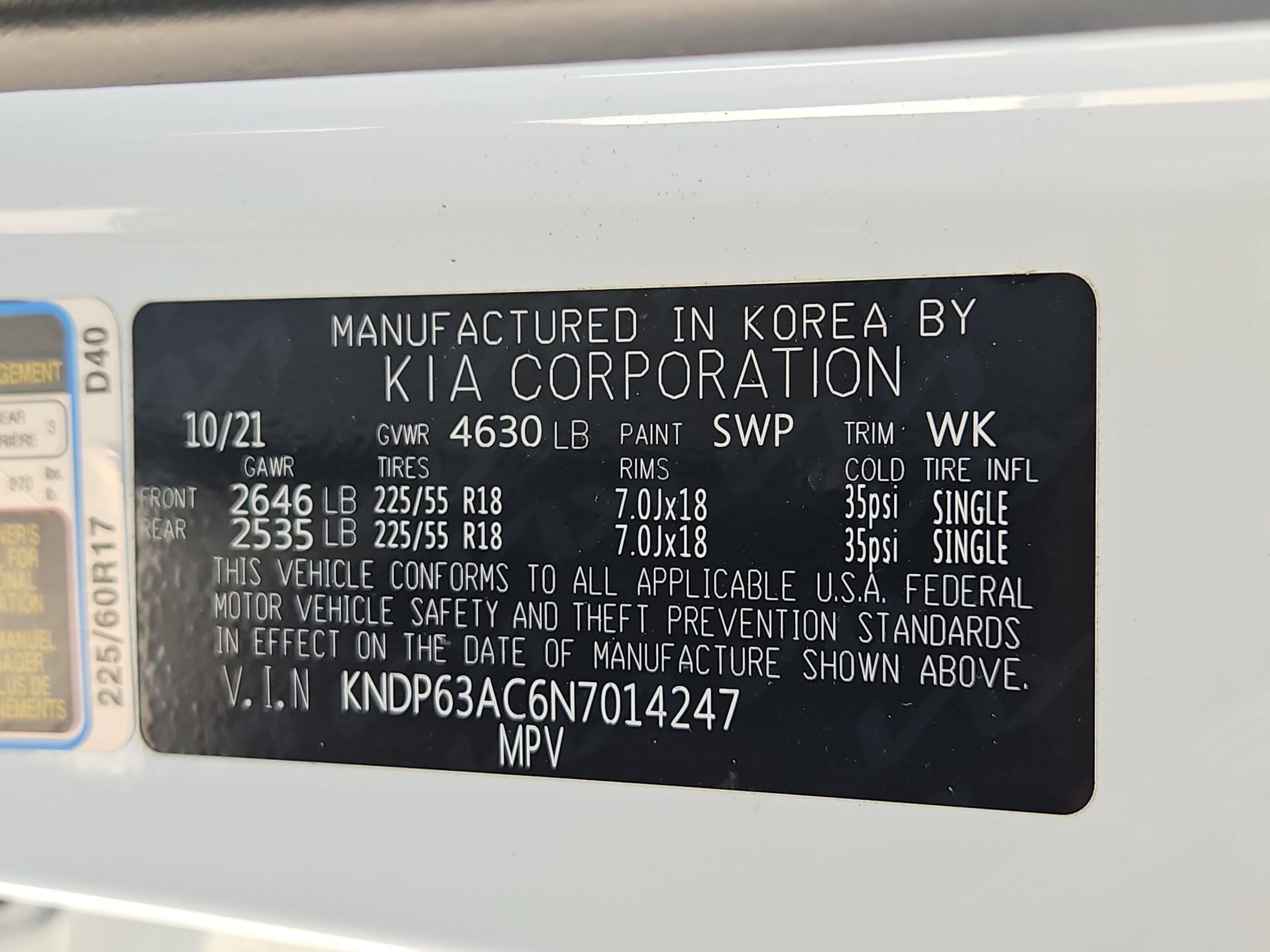 Used 2022 Kia Sportage Nightfall Edition w/ Nightfall Fwd Premium Package image 33