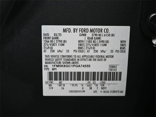 Used 2023 Ford Explorer ST w/ Equipment Group 401A image 49