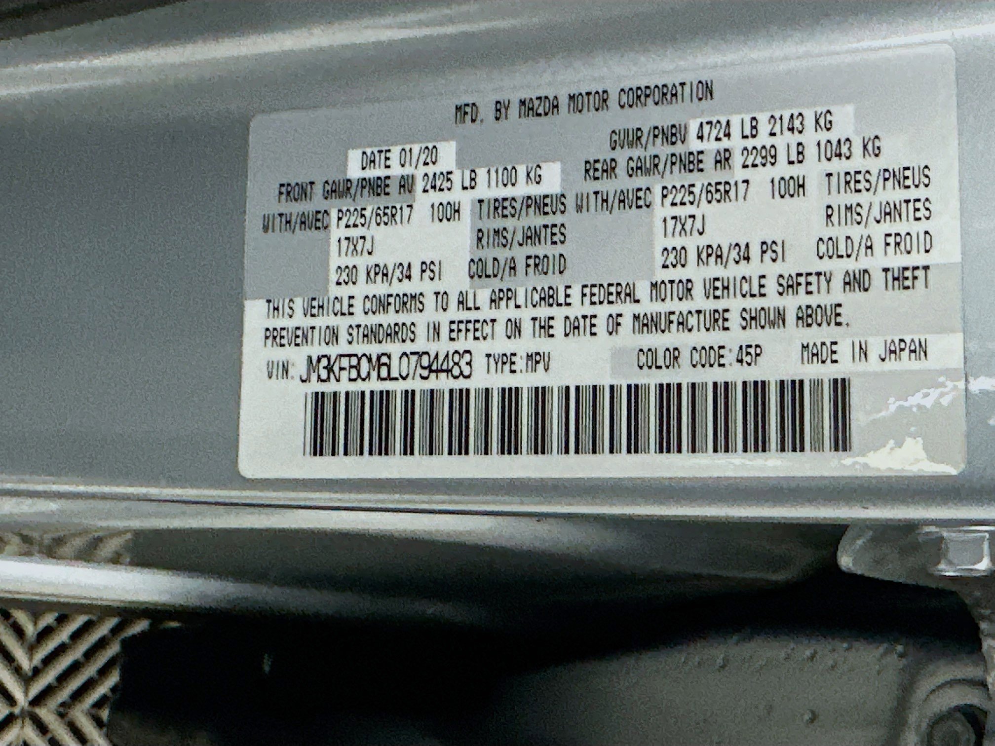 Used 2020 MAZDA CX-5 Touring image 12