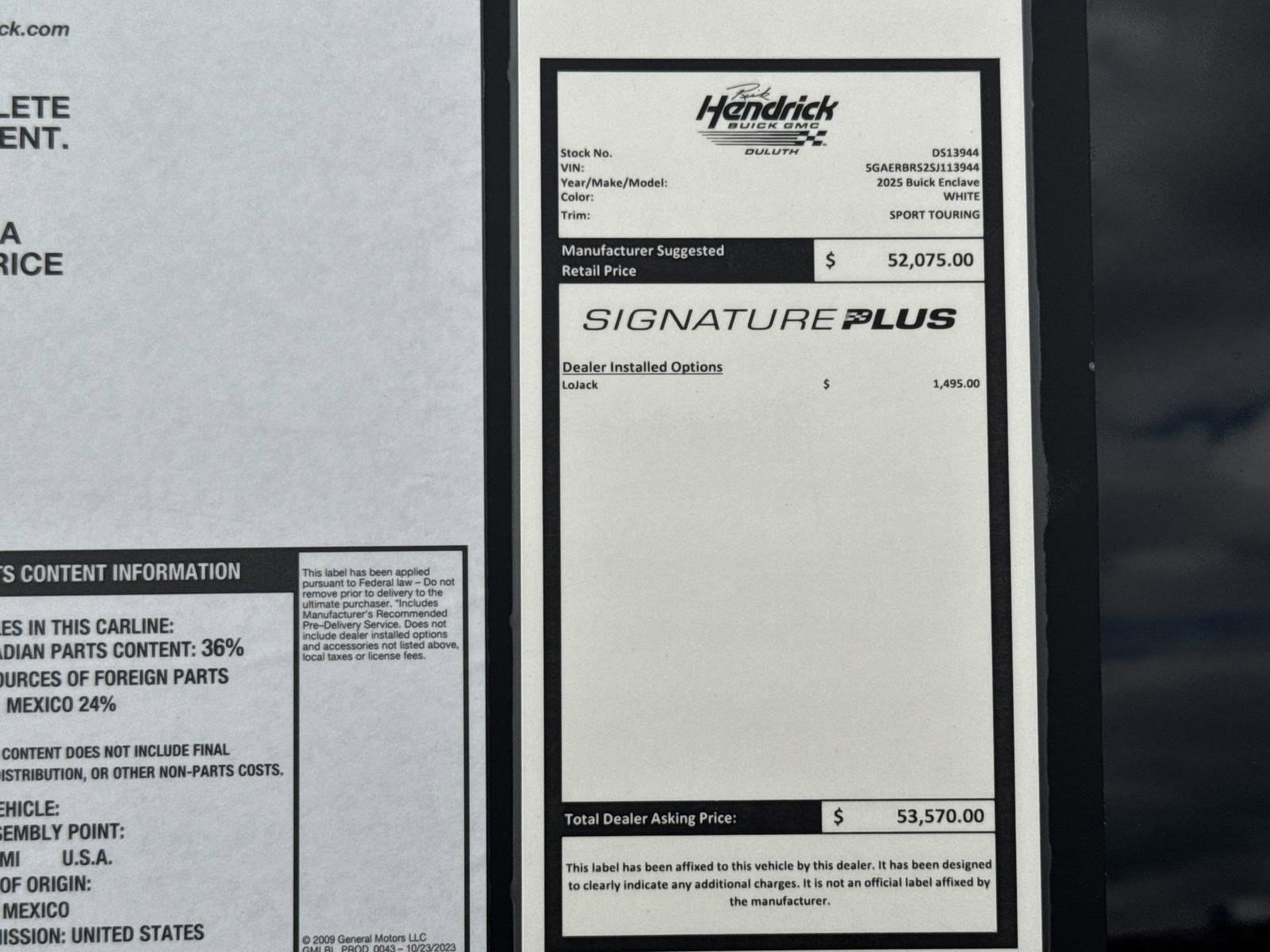 New 2025 Buick Enclave Sport Touring w/ Power Package image 40