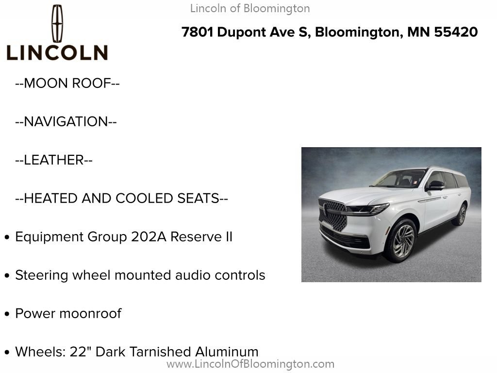 Certified 2025 Lincoln Navigator L Reserve AWD/4WD image 6