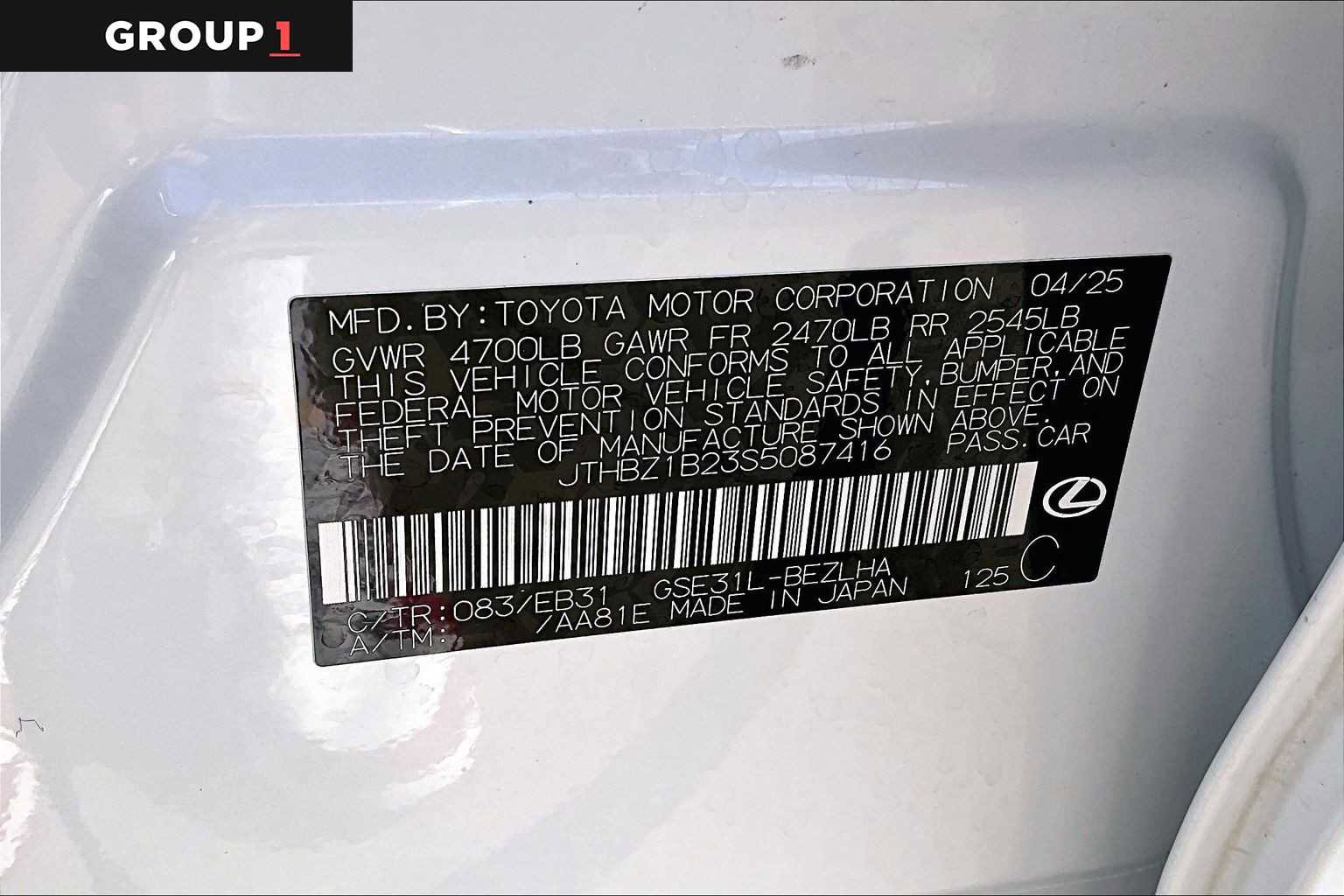 Certified 2025 Lexus IS 350 F Sport image 33