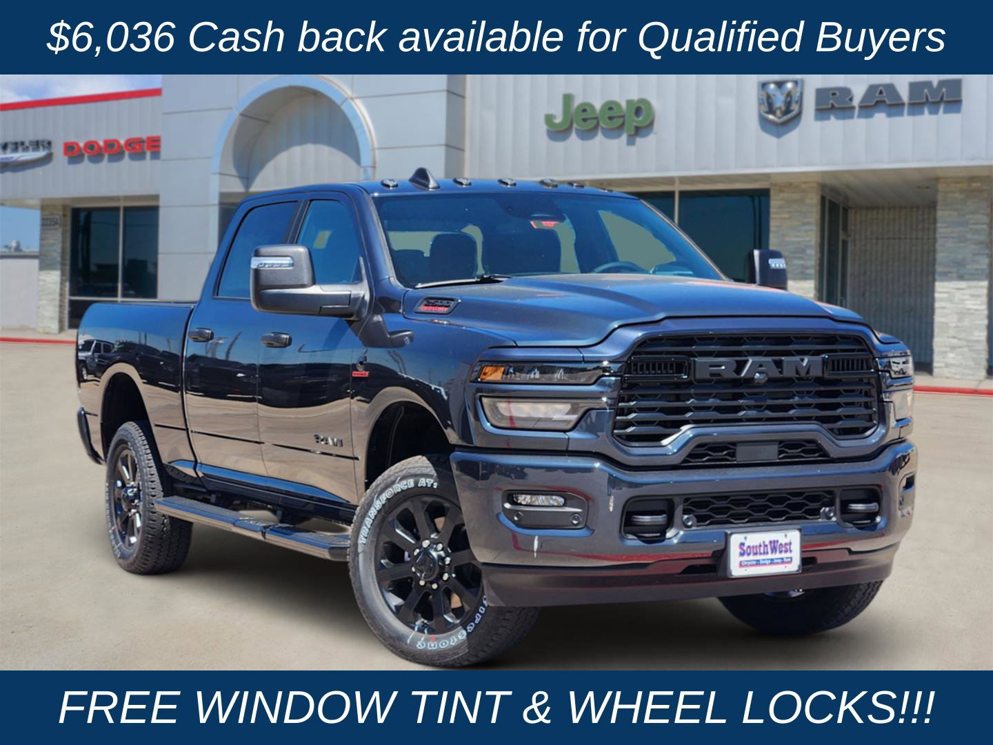 New 2026 RAM 2500 Lone Star AWD/4WD 360° Tour