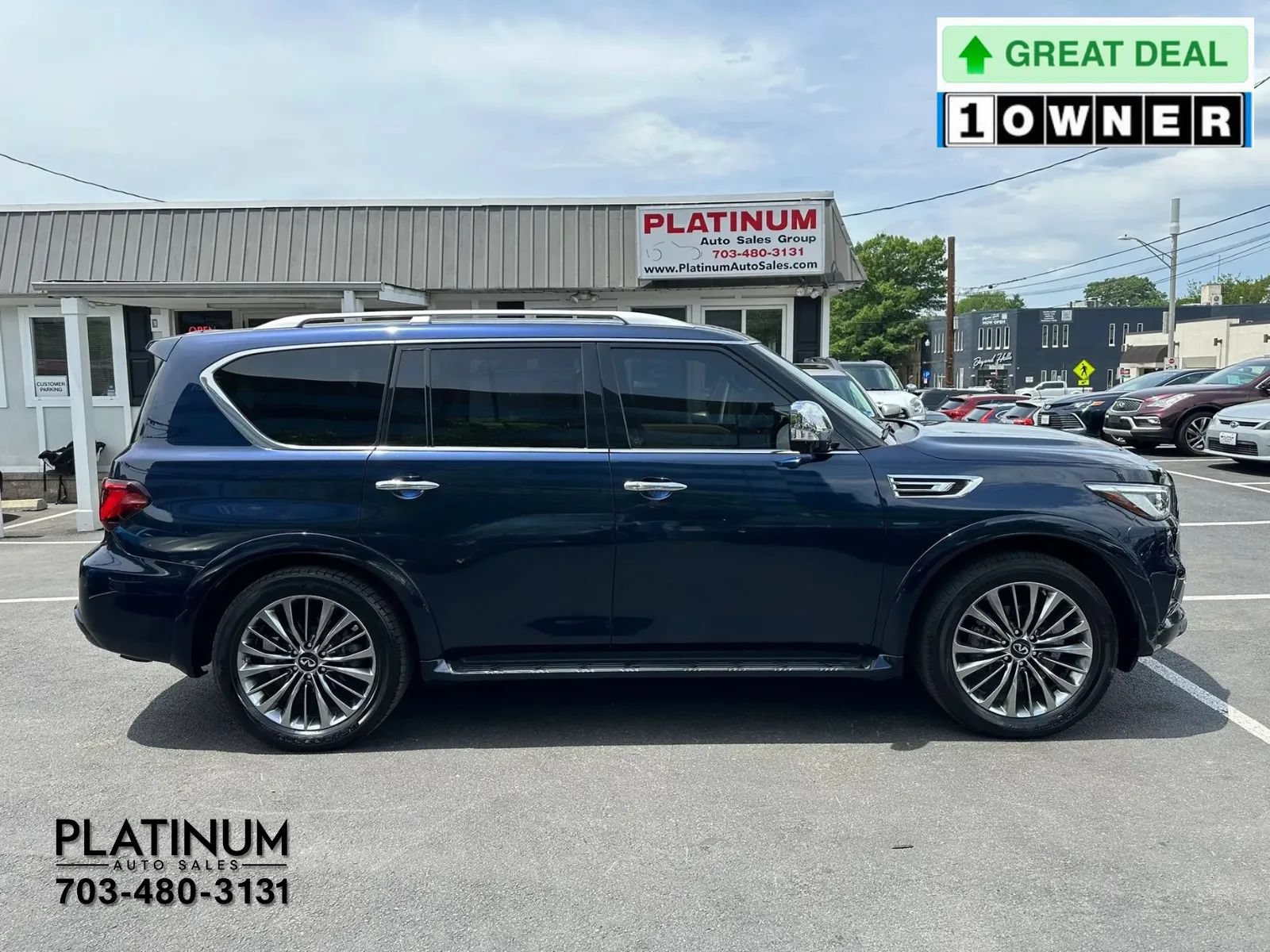 Used 2021 INFINITI QX80 Sensory w/ All-Season Package AWD/4WD image 2