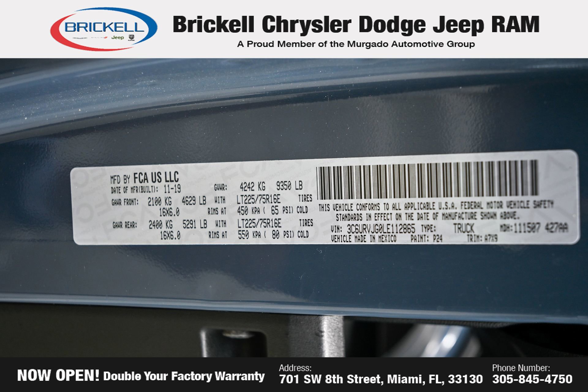 Used 2020 RAM ProMaster 3500 image 24