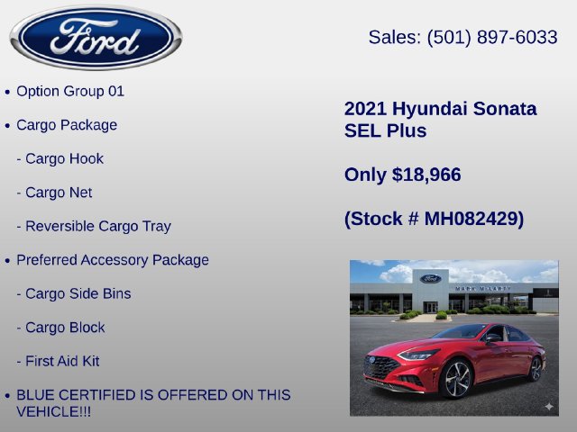 Used 2021 Hyundai Sonata SEL Plus w/ Cargo Package FWD image 6
