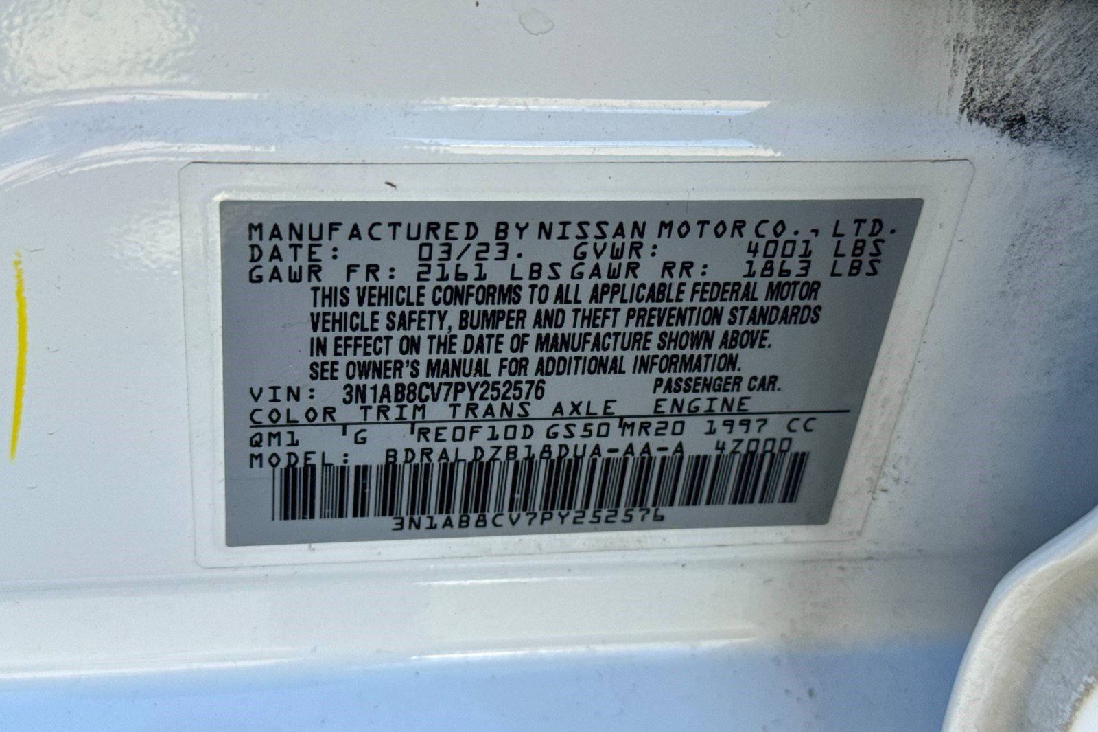 Used 2023 Nissan Sentra SV FWD image 27