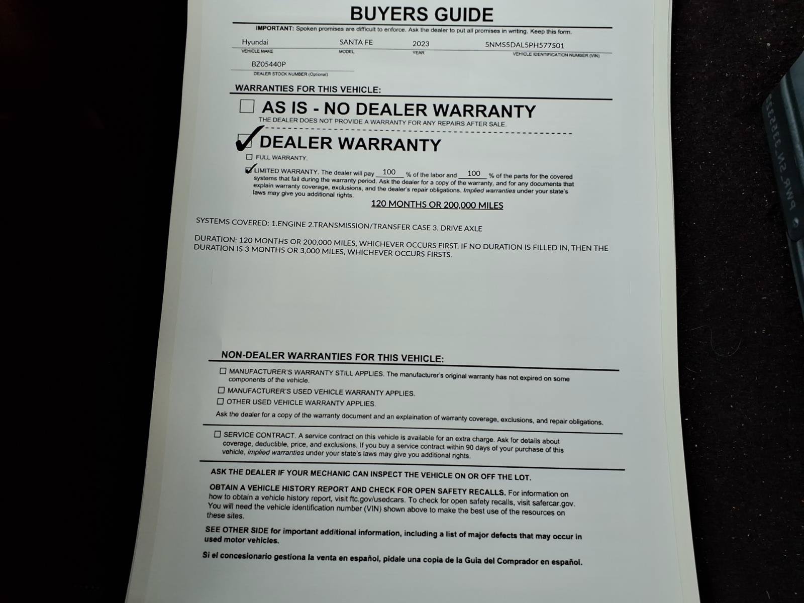 Used 2023 Hyundai Santa Fe Calligraphy AWD/4WD image 46
