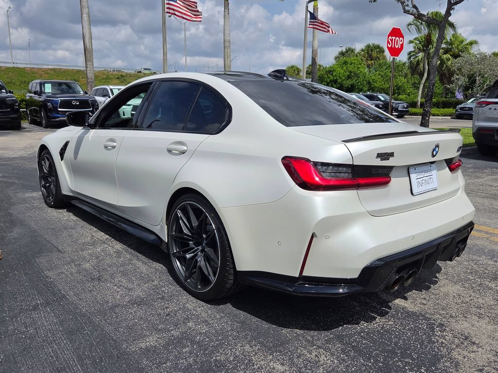 Used 2021 BMW M3 Competition w/ M Carbon Exterior Package RWD image 13