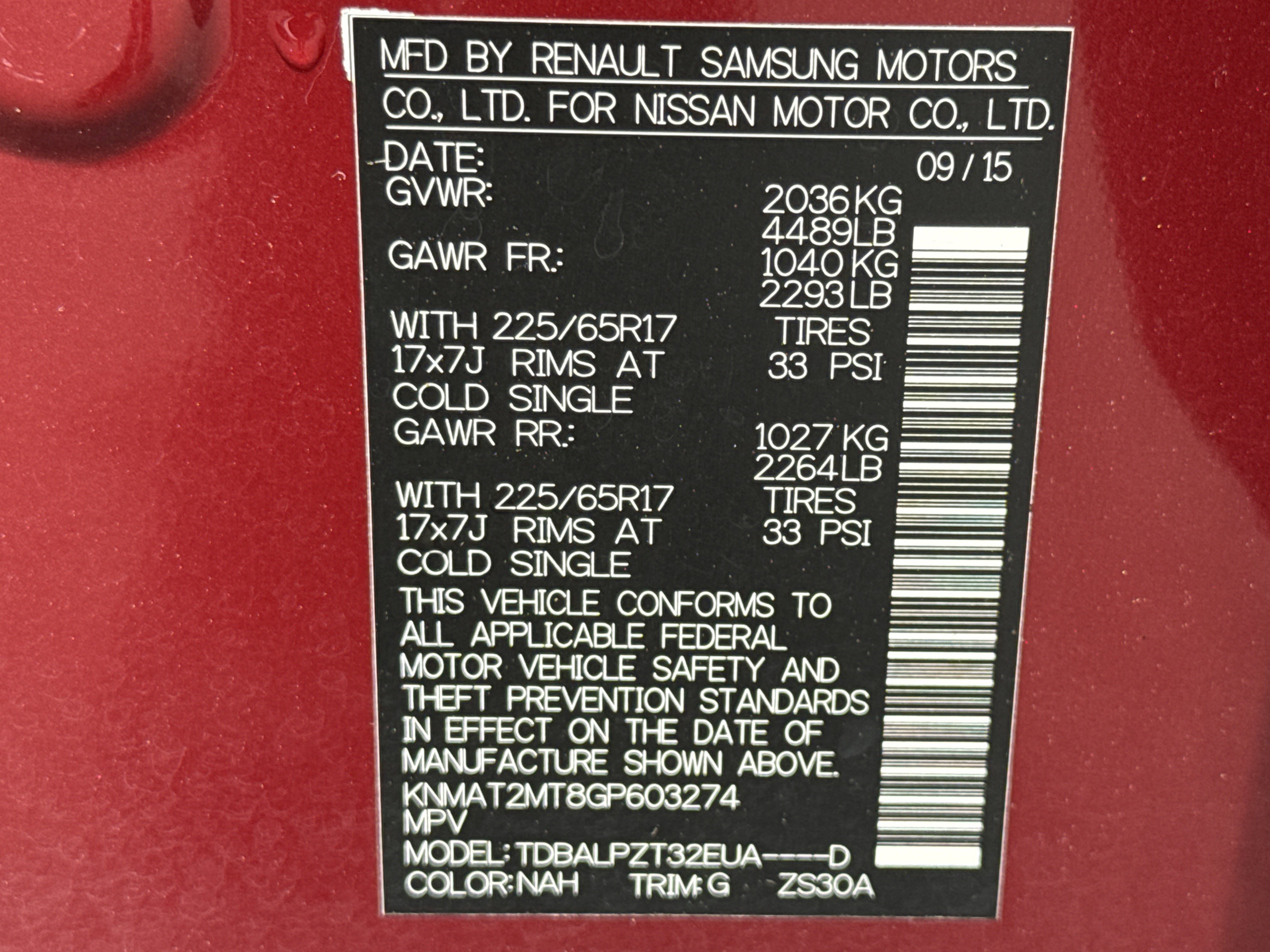 Used 2016 Nissan Rogue S image 32