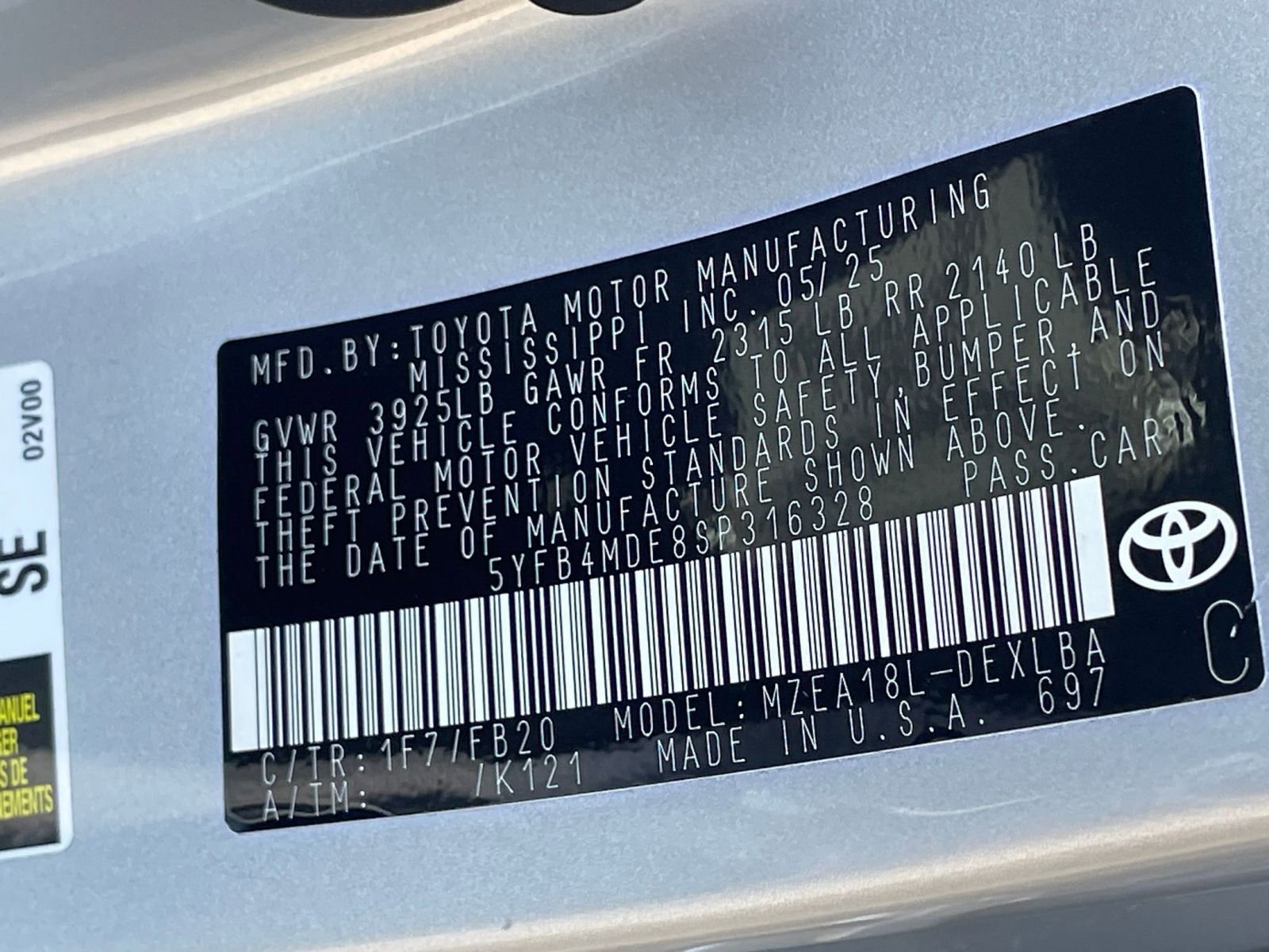 Used 2025 Toyota Corolla LE image 28