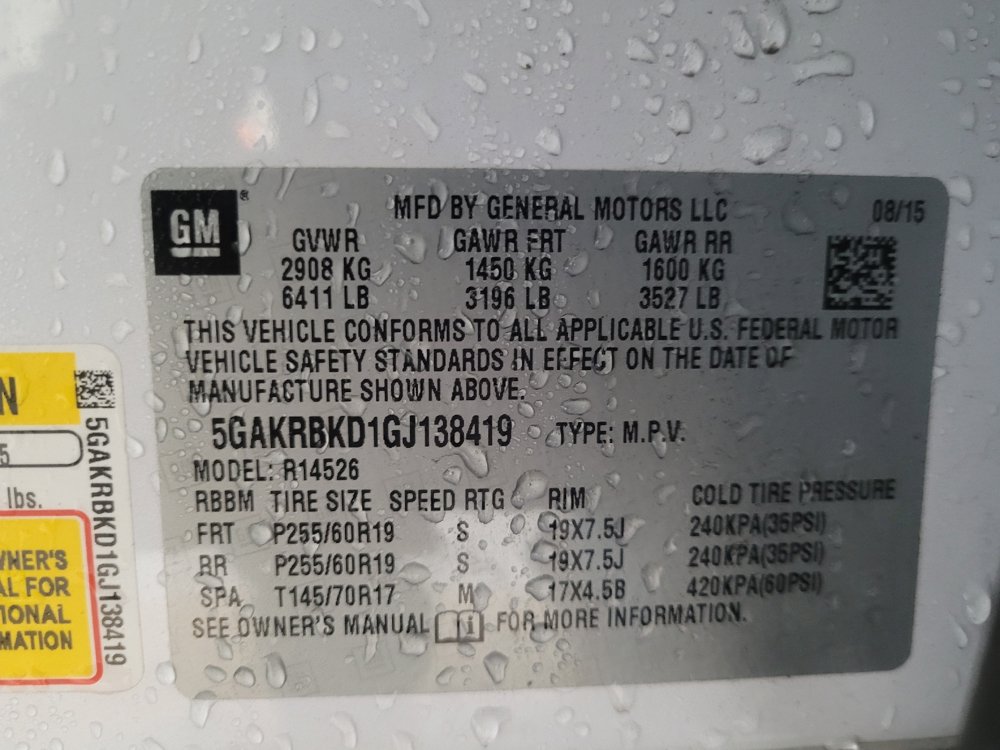 Used 2016 Buick Enclave Leather w/ Trailering Package FWD image 33