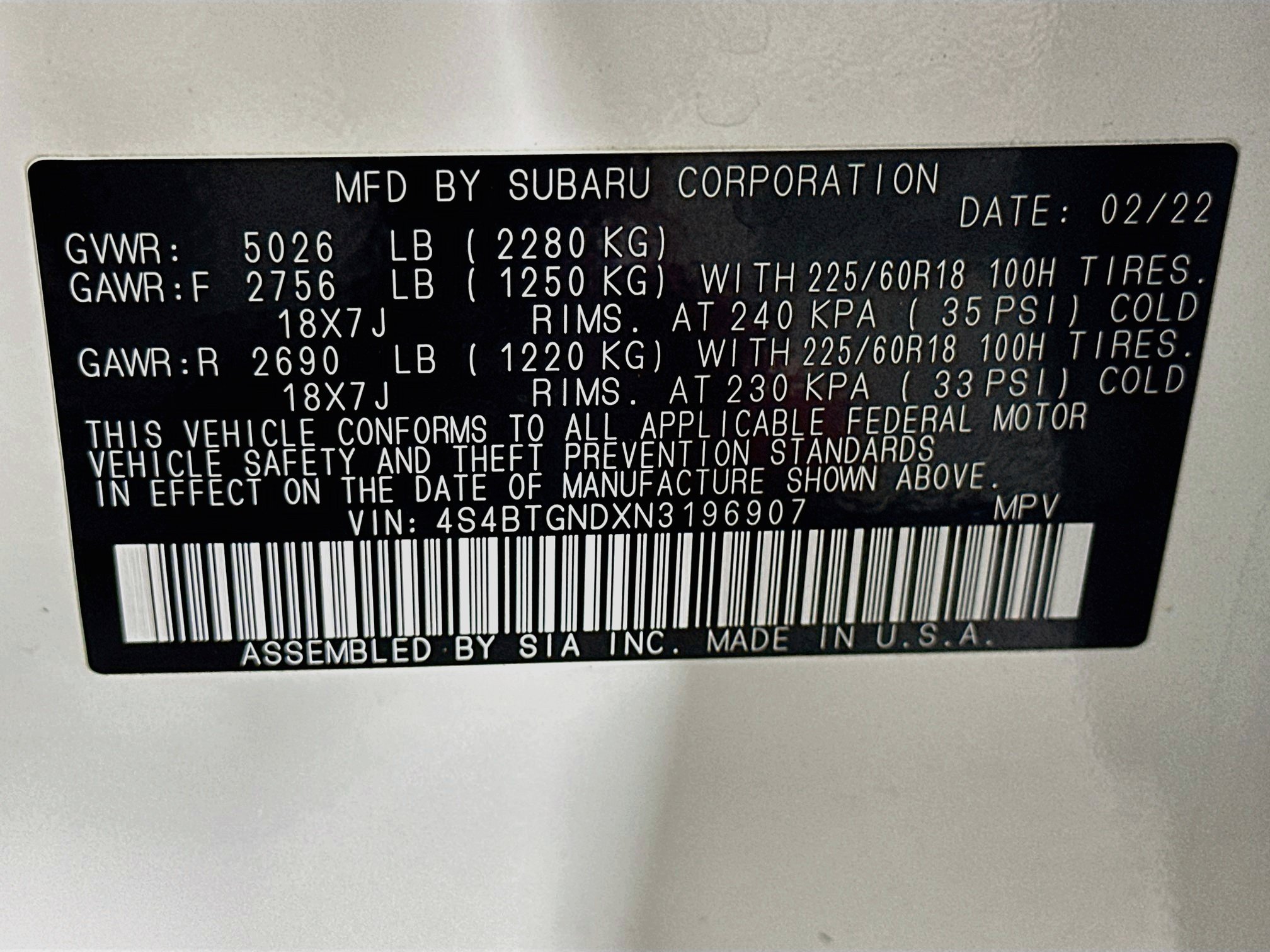 Used 2022 Subaru Outback Limited XT w/ Popular Package #2 AWD/4WD image 12