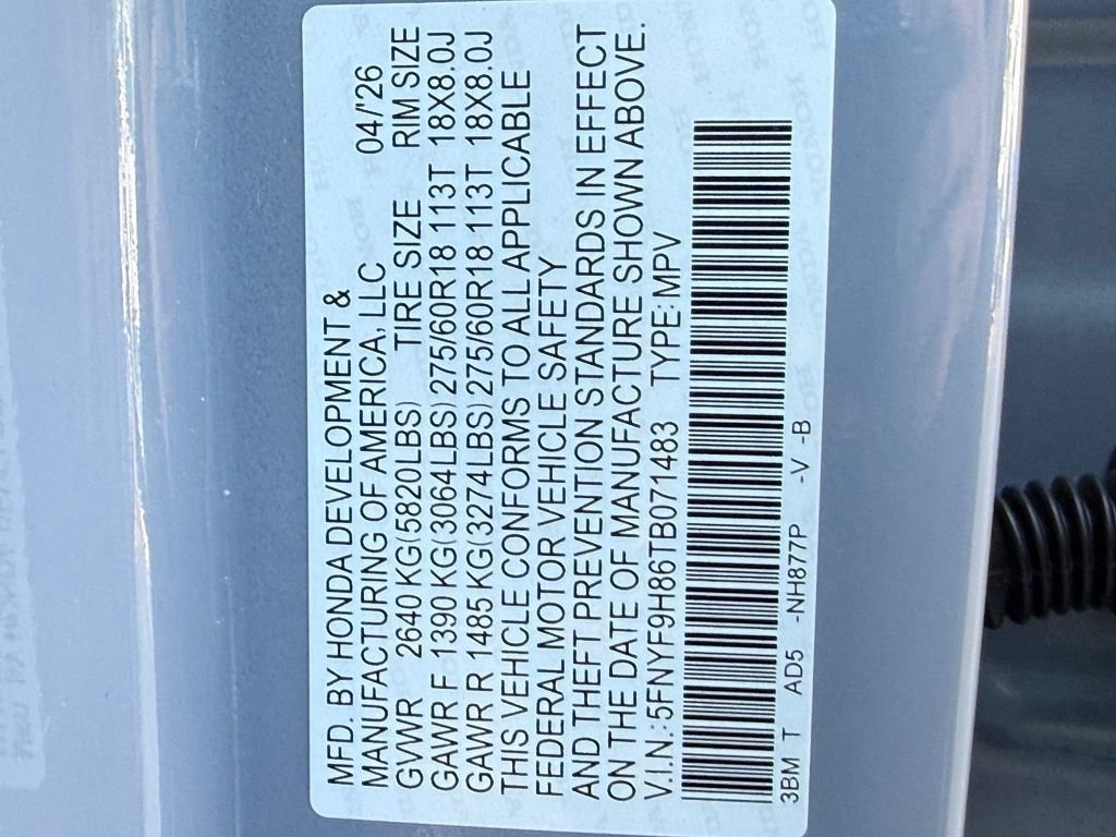 Certified 2026 Honda Passport TrailSport Elite image 30