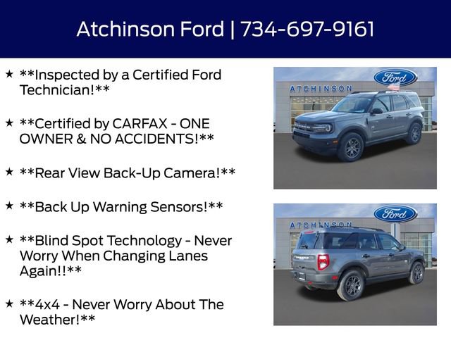 Certified 2022 Ford Bronco Sport Big Bend w/ Convenience Package image 4