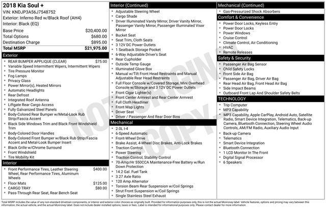 Used 2018 Kia Soul + image 10