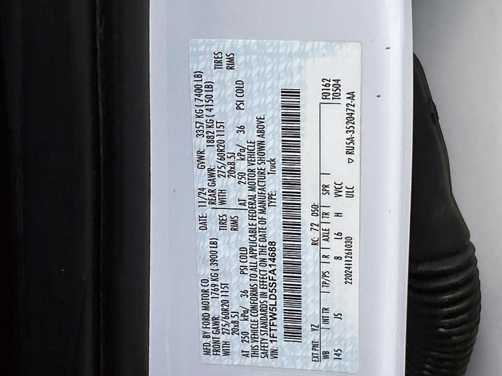 Used 2025 Ford F150 Lariat w/ Equipment Group 502A High AWD/4WD image 10