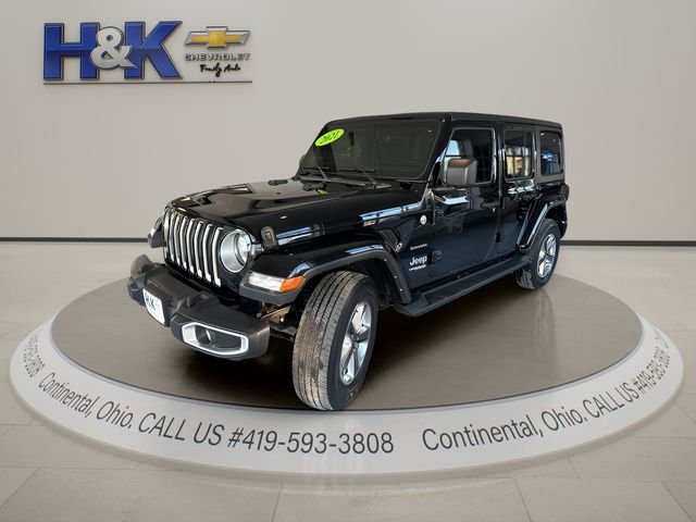 Used 2021 Jeep Wrangler Unlimited Sahara w/ Uconnect 4C Nav & Sound Group image 3